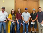 2021 Scholarship Recipients at Golf Tournament